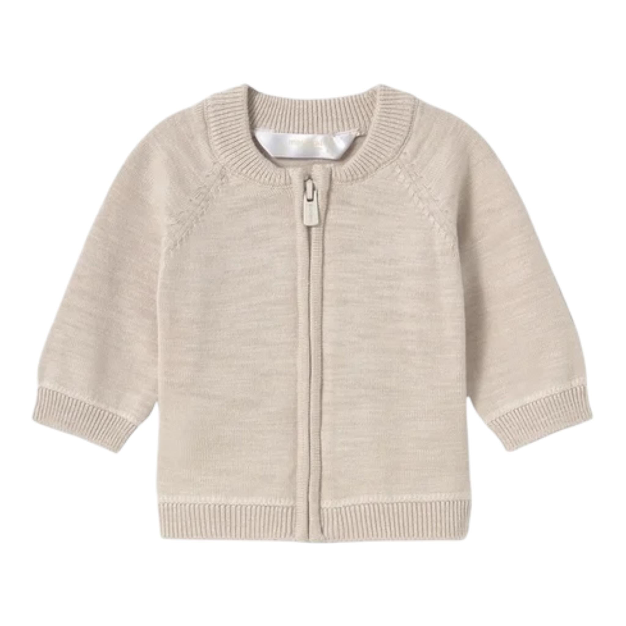 Mayoral Maglia Tinta Unita con Zip per Neonata 1395 BEIGE MAYORAL 