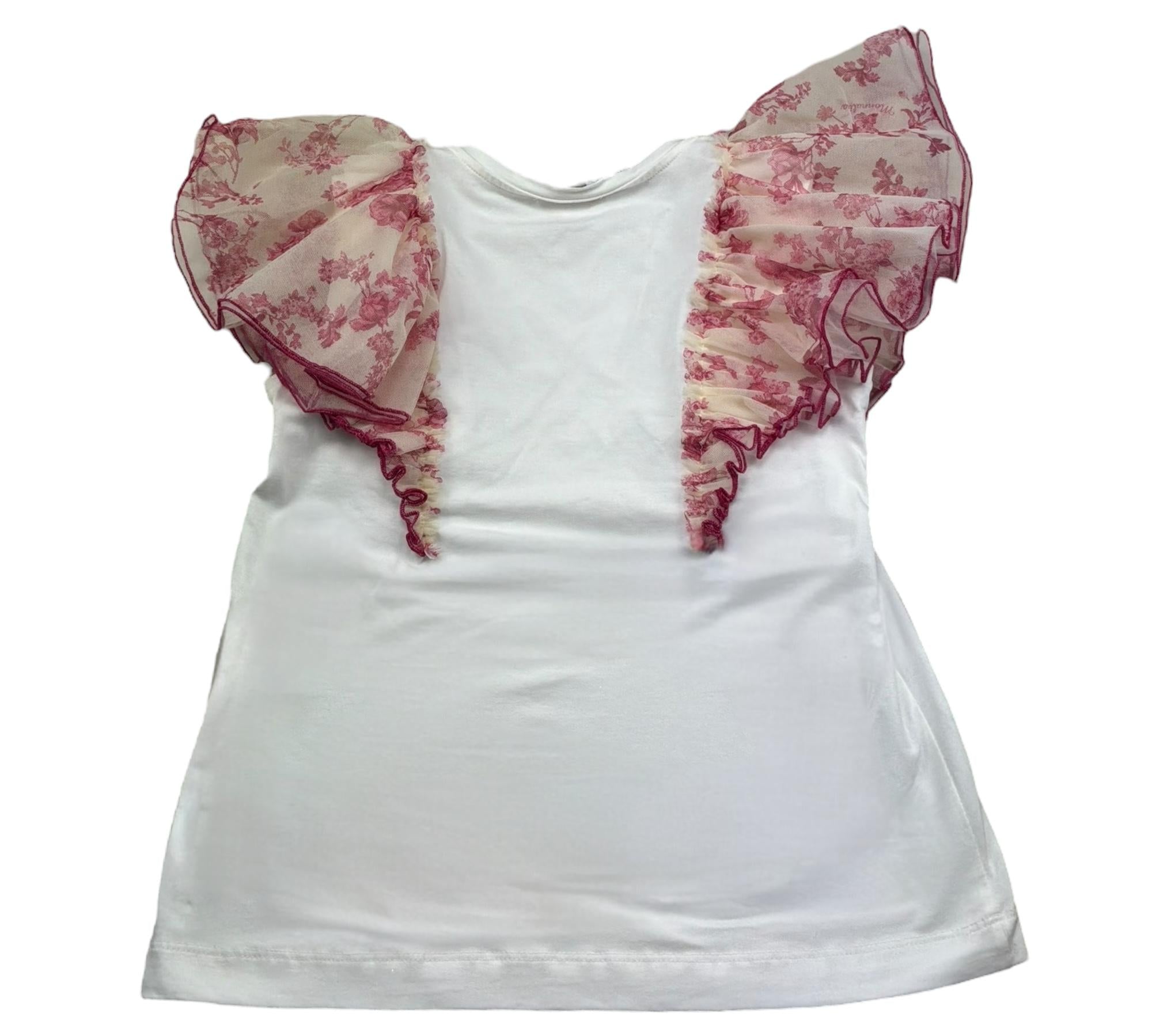 Monnalisa Completo 2 Pezzi T-Shirt-Gonna per Bambina 719702 PANNA MONNALISA 