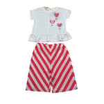 Liu Jo Completo 2 Pezzi Pantalone-T-Shirt Bianco per Neonata HA0053 BIANCO LIU JO 