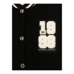 ELISABETTA FRANCHI bomber tinta unita con maniche in contrasto Nero per Bambina EFGB122 NERO ELISABETTA FRANCHI 
