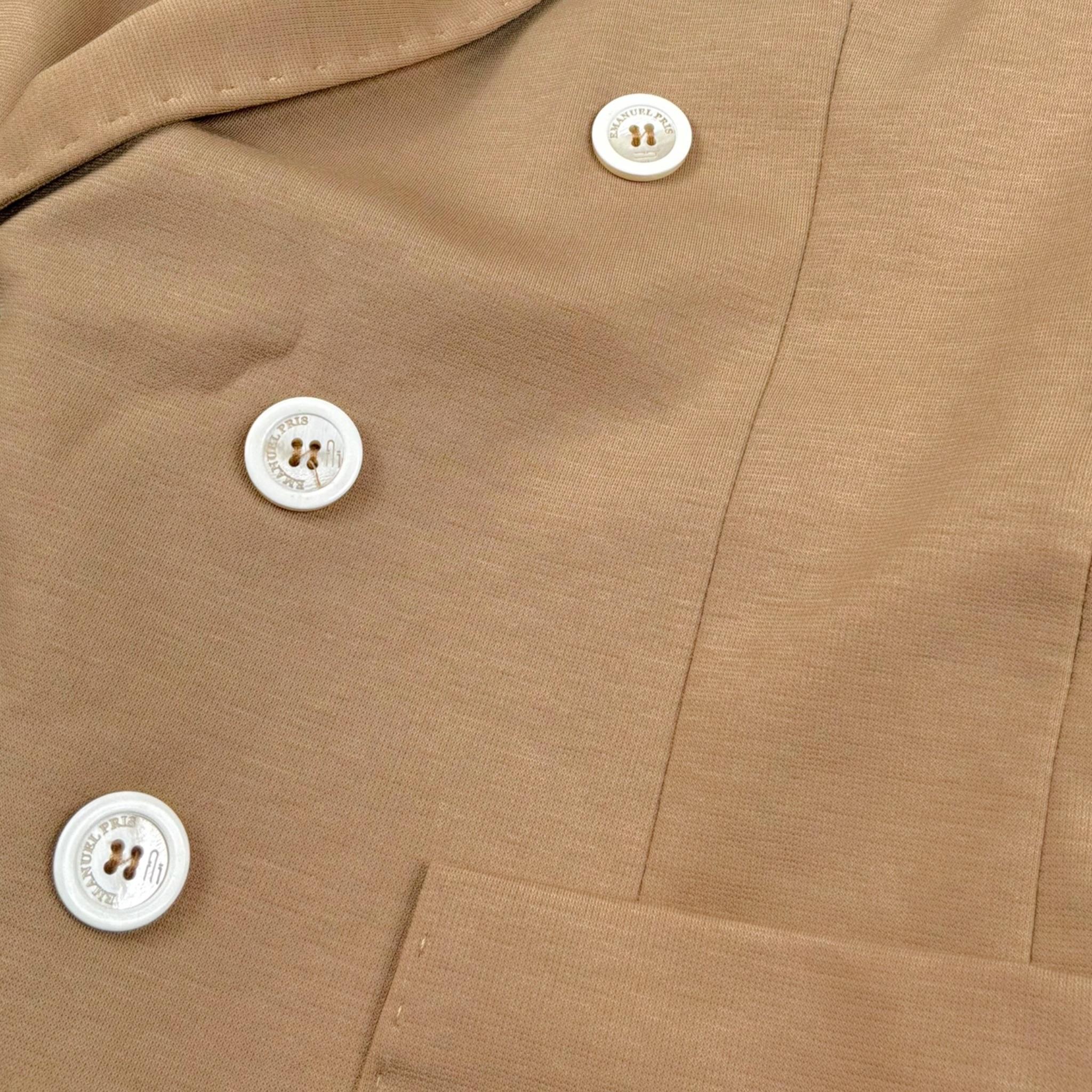 Emanuel Pris Giacca Tinta Unita con Bottoni per Bambino EGC1074R MARRONE EMANUEL PRIS 