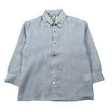 Paio Crippa Camicia Manica Lunga Tinta Unita per Bambino TAMBURO AZZURRO PAIO CRIPPA 