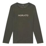 ANTONY MORATO shirt tinta unita girocollo con stampa Verde per Bambino MKKL00267 VERDE ANTONY MORATO 