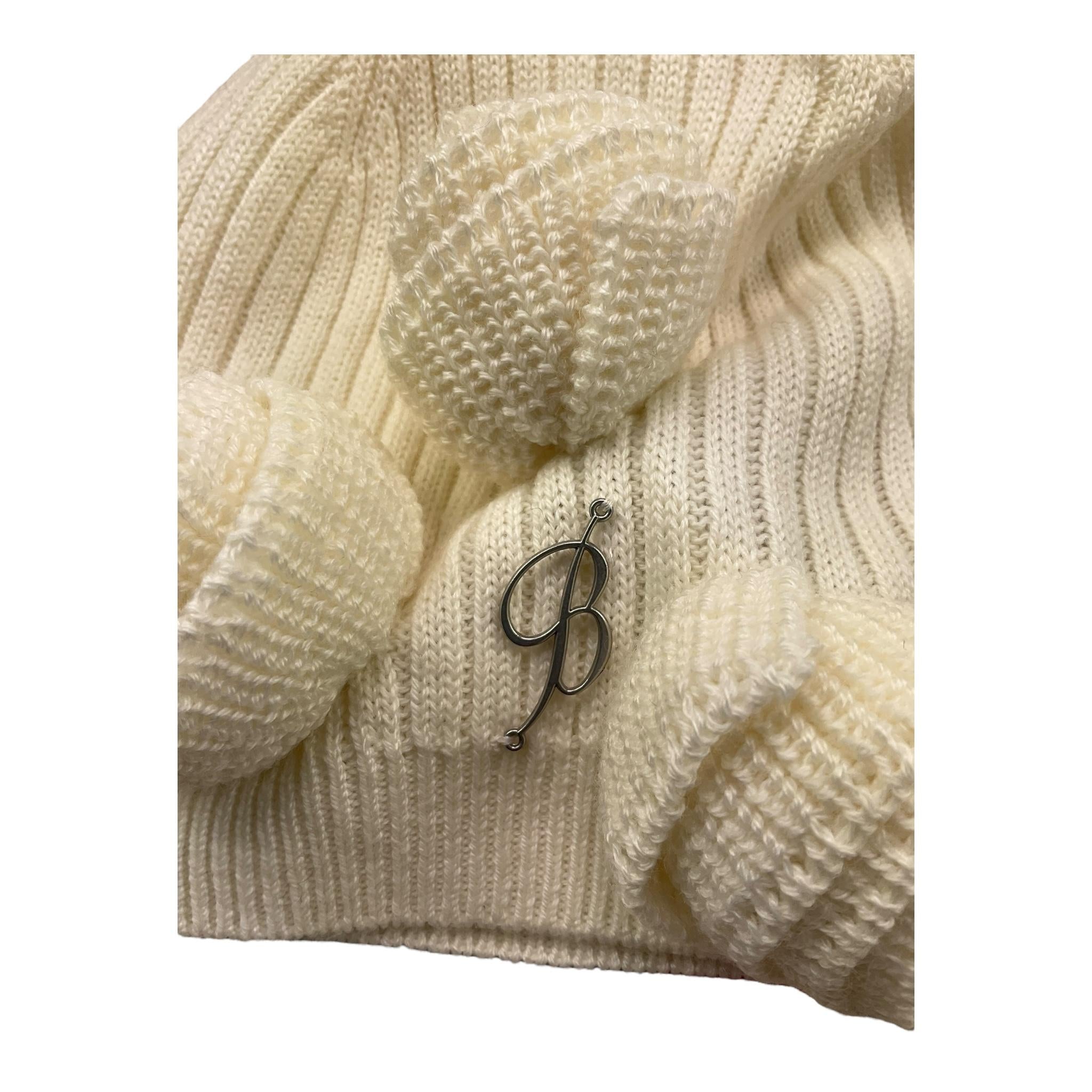 MISS BLUMARINE cappello tinta unita con rose Panna per Bambina IF3182 PANNA MISS BLUMARINE 