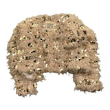 Dou Dou giubbino Tinta Unita con Paillettes per Bambina DQ2A44 ORO DOU DOU 
