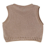 Twinset Top Tinta Unita Giromanica per Bambina 251GJ3431 TABACCO TWINSET 