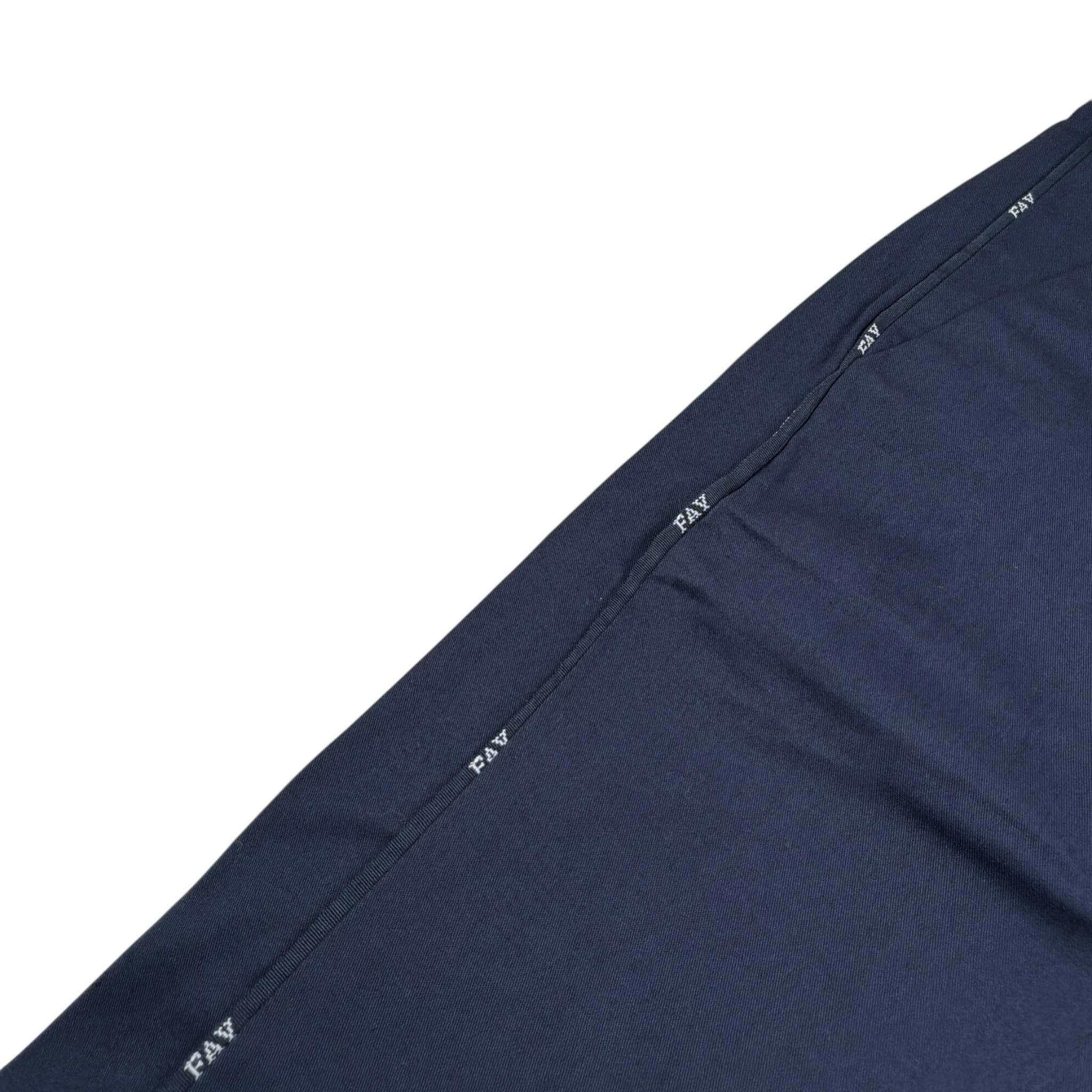 Fay Bermuda tinta unita con Logo Blu per Bambino FS6P69 BLU FAY 