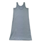 Saint Barth Abito Giromanica Tinta Unita Lurex per Bambina JENNIFER AZZURRO SAINT BARTH 