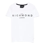 John Richmond T-Shirt Girocollo Tinta Unita con Stampa per Bambino RBP25003TSX BIANCO JOHN RICHMOND 