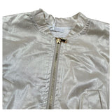 Miss Grant Giubbino Tinta Unita con Zip per Neonata MG1323N ORO MISS GRANT 