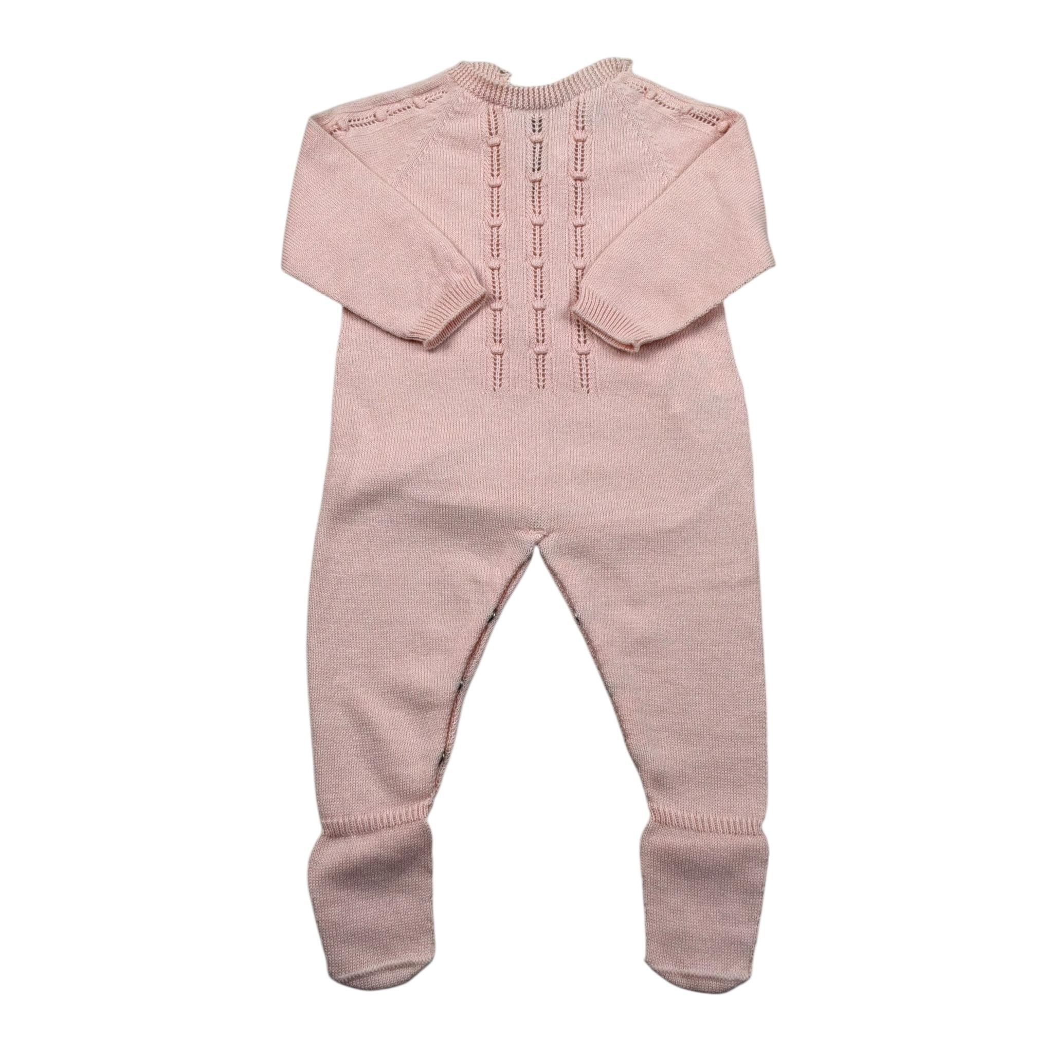 Wedoble Tutina Manica Lunga Tinta Unita per Neonata V2401346AA ROSA WEDOBLE 