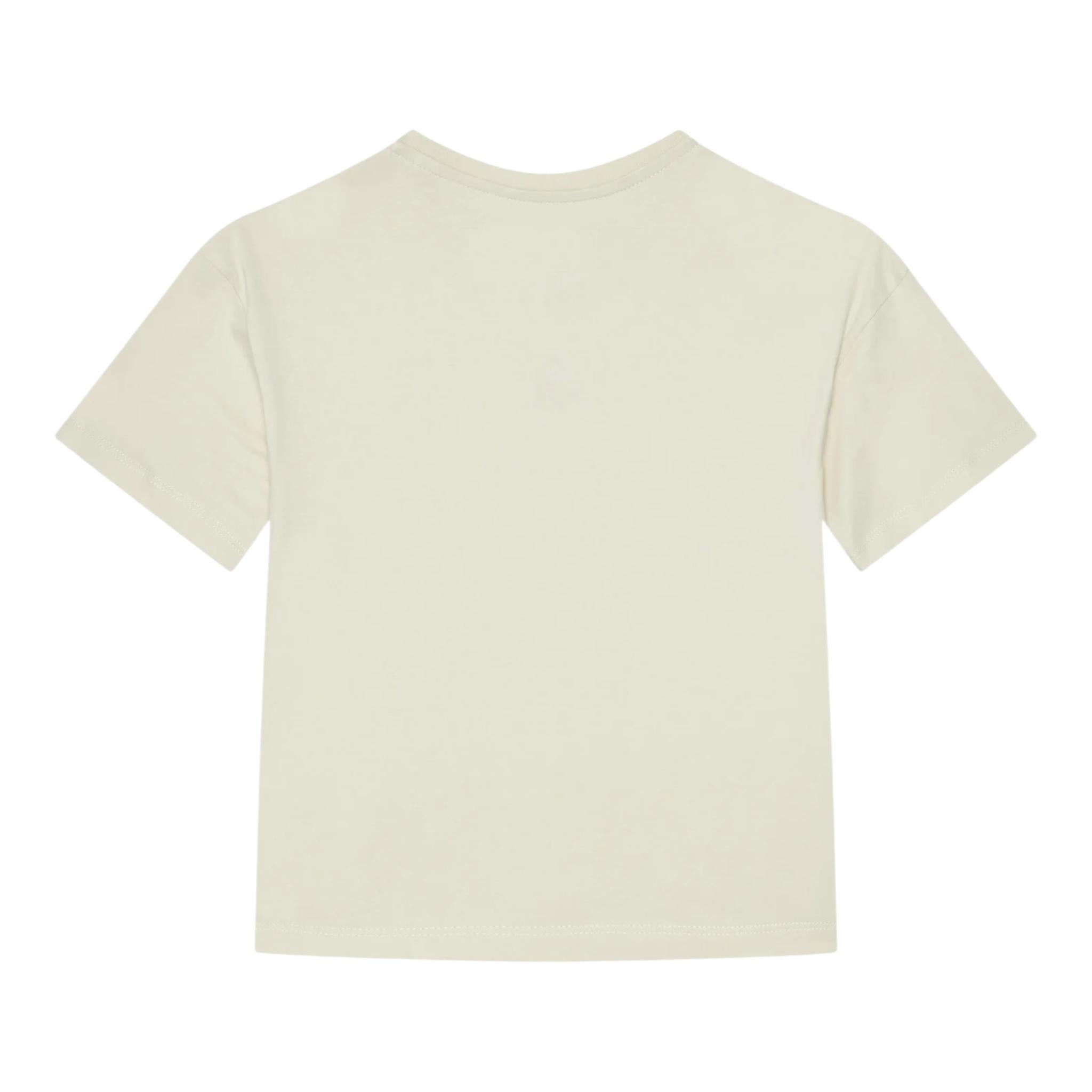 Calvin Klein T-Shirt Girocollo Tinta Unita con Logo per Bambino IG0IG02136 BIANCO CALVIN KLEIN 