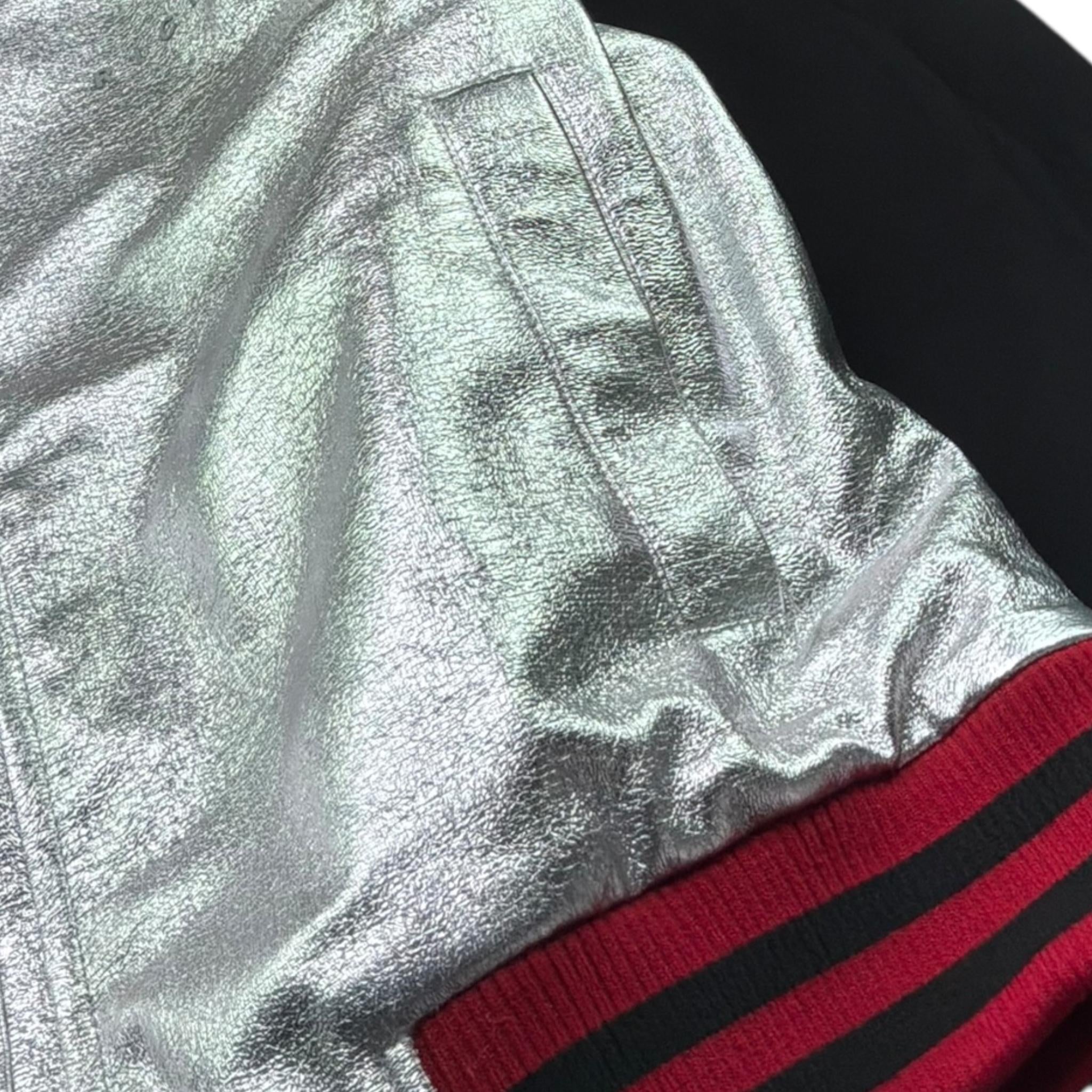 John Richmond Giubbino Tinta Unita con Zip E Stampa per Bambino RGP26096GB ARGENTO JOHN RICHMOND 