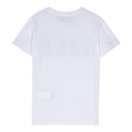 Dsquared2 T-Shirt Girocollo Tinta Unita con Stampa per Neonato DQ2968 BIANCO DSQUARED2 