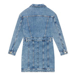 GUESS abito in denim tinta unita manica lunga Azzurro per Bambina J4YK26D4WF0X AZZURRO GUESS 