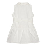 Michael Kors Abito Giromanica Tinta Unita con Ricami per Neonata R30309 BIANCO MICHAEL KORS 