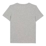 Balmain T-Shirt Girocollo Tinta Unita con Logo per Bambino BV8P41 GRIGIO BALMAIN 