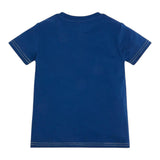 Guess T-Shirt Tinta Unita con Stampa per Neonato N3GI00K8HM0 BLU GUESS 