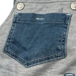 Diesel Salopette In Denim Tinta Unita per Bambino K00480J BLU DIESEL 