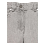 STELLA McCARTNEY jeans tinta unita con ricamo cavallo Grigio per Bambina TV6A80 GRIGIO STELLA McCARTNEY 