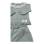 Paz Rodriguez Completo 2 Pezzi Maglia-Ghettina Tinta Unita per Neonata 00342150 VERDE PAZ RODRIGUEZ 