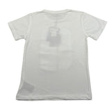 Never Too T-Shirt Girocollo tinta unita con Stampa Bianco per Bambino NT1596R BIANCO NEVER TOO 