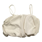 Naida Top Tinta Unita Bretelline per Bambina NAT091 BIANCO NAIDA 