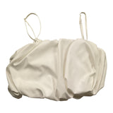 Naida Top Tinta Unita Bretelline per Bambina NAT091 BIANCO NAIDA 