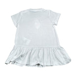 Moschino Abito Mezza Manica Tinta Unita con Stampa per Neonata MDV0DJ BIANCO MOSCHINO 