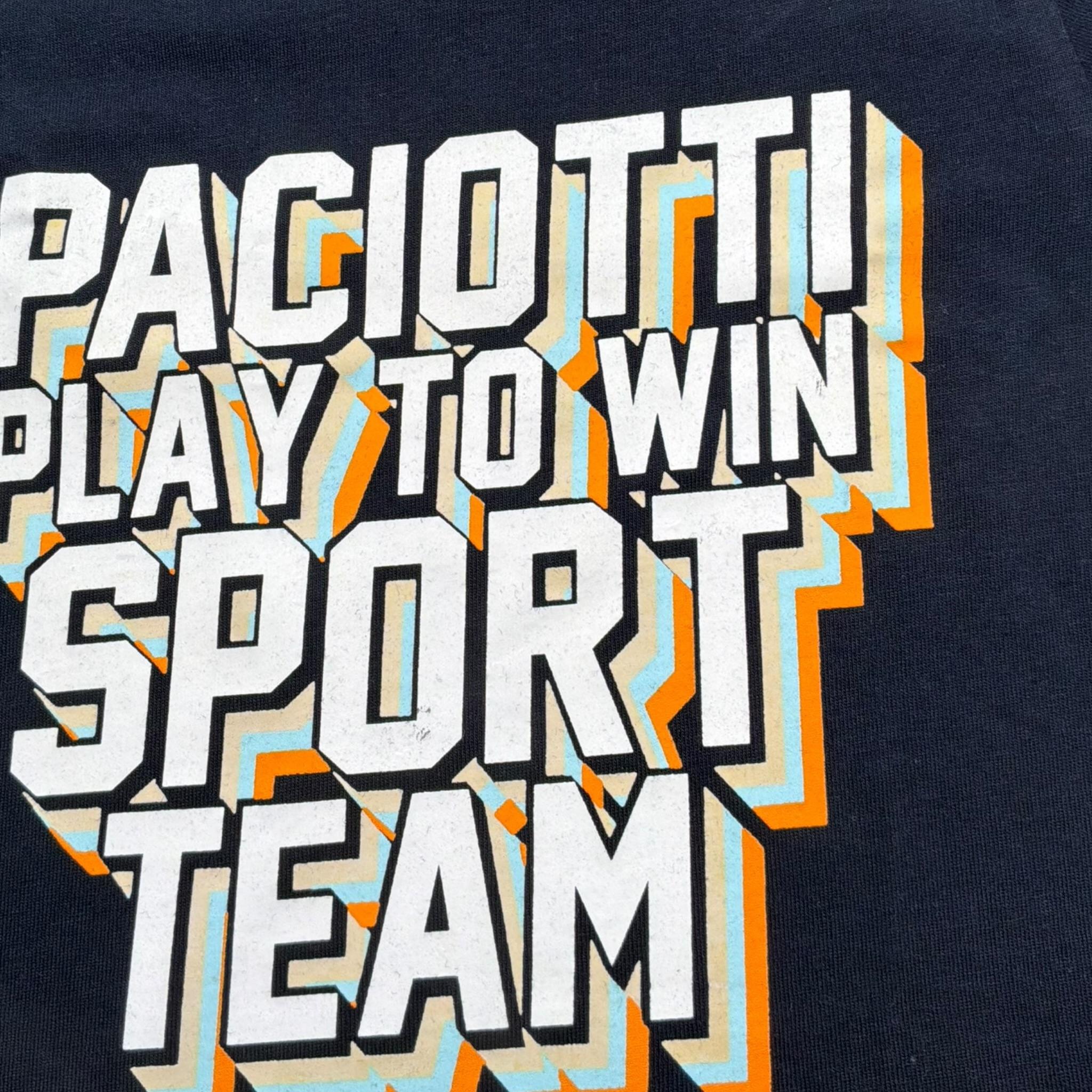 Cesare Paciotti T-Shirt Gitocollo Tinta Unita con Stampa per Neonato TSP3104B BLU CESARE PACIOTTI 