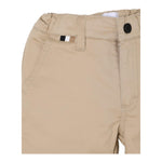 Boss Bermuda Tinta Unita con Elastico In Vita per Neonato J52080 BEIGE BOSS 