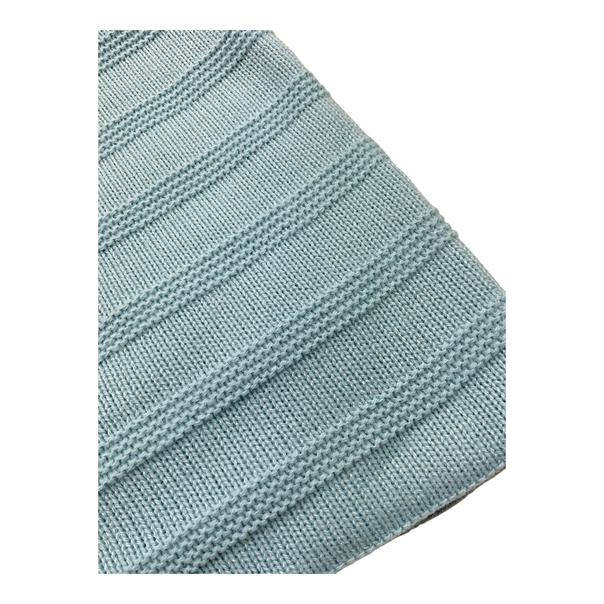 JULIANA coperta tinta unita  Verde acqua per Neonato 24532 VERDE ACQUA JULIANA 