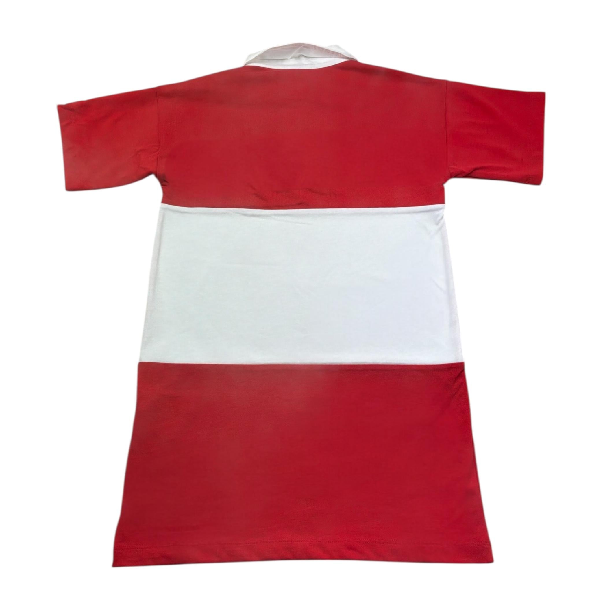 Moschino Abito Modello Polo Bicolore  per Bambina HDV0HM BIANCO/ROSSO MOSCHINO 