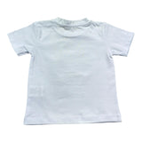 Daniele Alessandrini T-Shirt Girocollo Tinta Unita con Stampa per Neonato 1296M00237 BIANCO DANIELE ALESSANDRINI 
