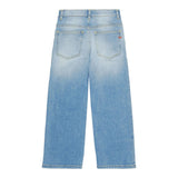 Diesel Jeans Tinta Unita Modello Palazzo per Bambina J00818 AZZURRO DIESEL 