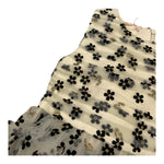 LIU JO abito giromanica tinta unita con tulle e fori Panna per Bambina KF4103X PANNA LIU JO 