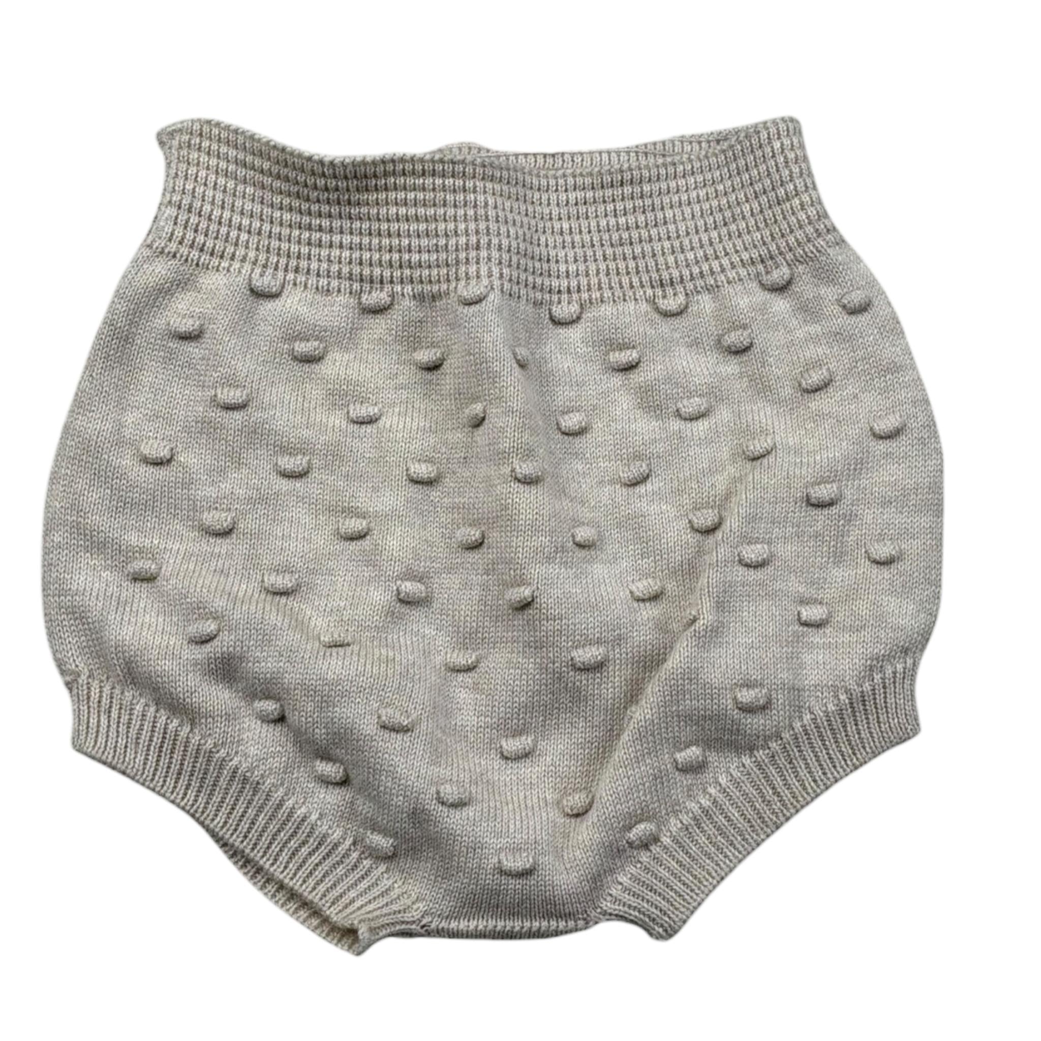 Wedoble Culotte Tinta Unita con Ricami per Neonato V2406331A BEIGE WEDOBLE 