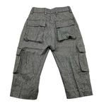 I'M BRIAN pantalone tinta unita con girovita regolabile Grigio per Bambino PA3075JX GRIGIO I'M BRIAN 