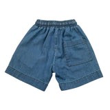 M+E' Bermuda Tinta Unita con Elastico In Vita per Neonato UEM0322 BLU M+E' 