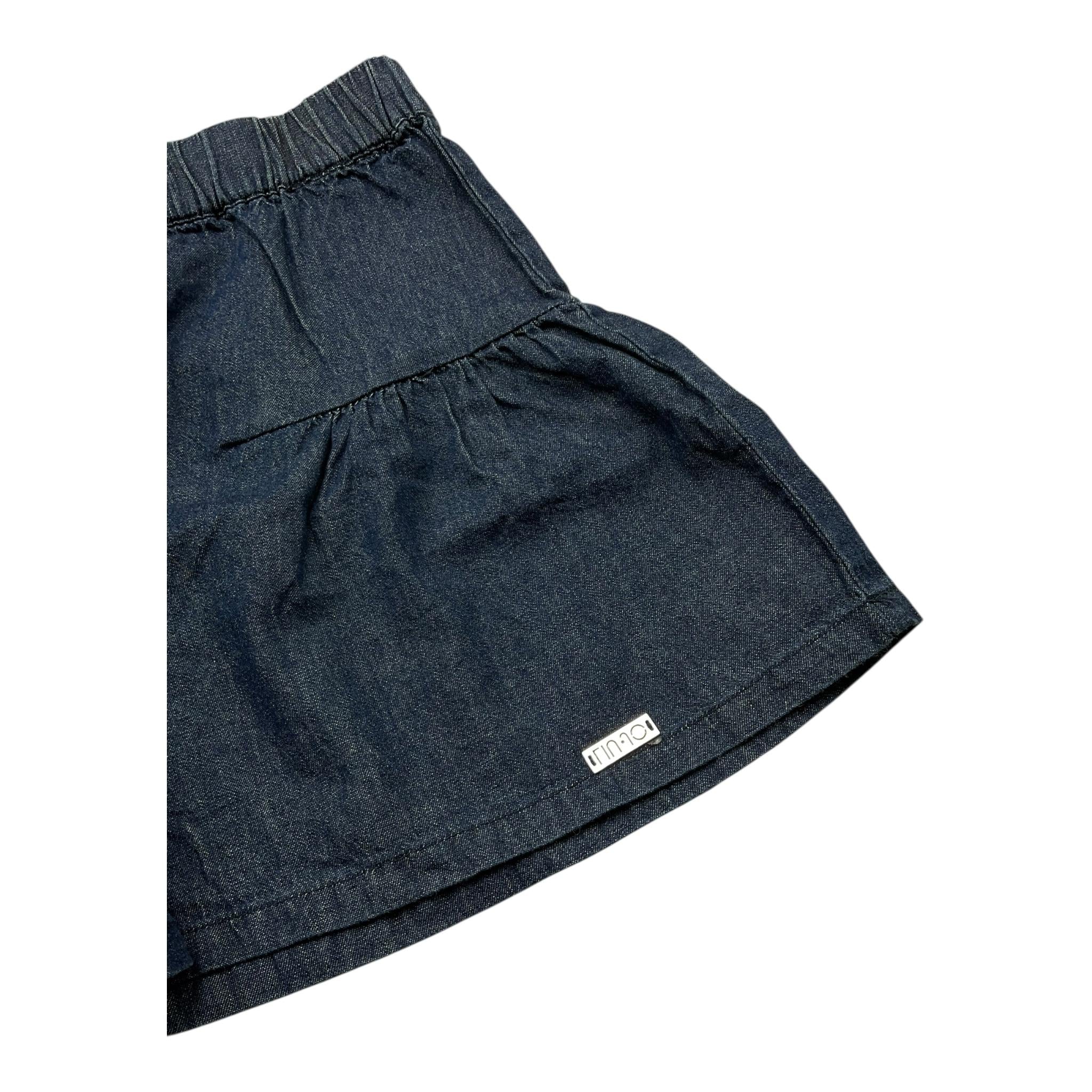 Liu Jo Short In Denim Tinta Unita per Bambina KA3090 BLU LIU JO 