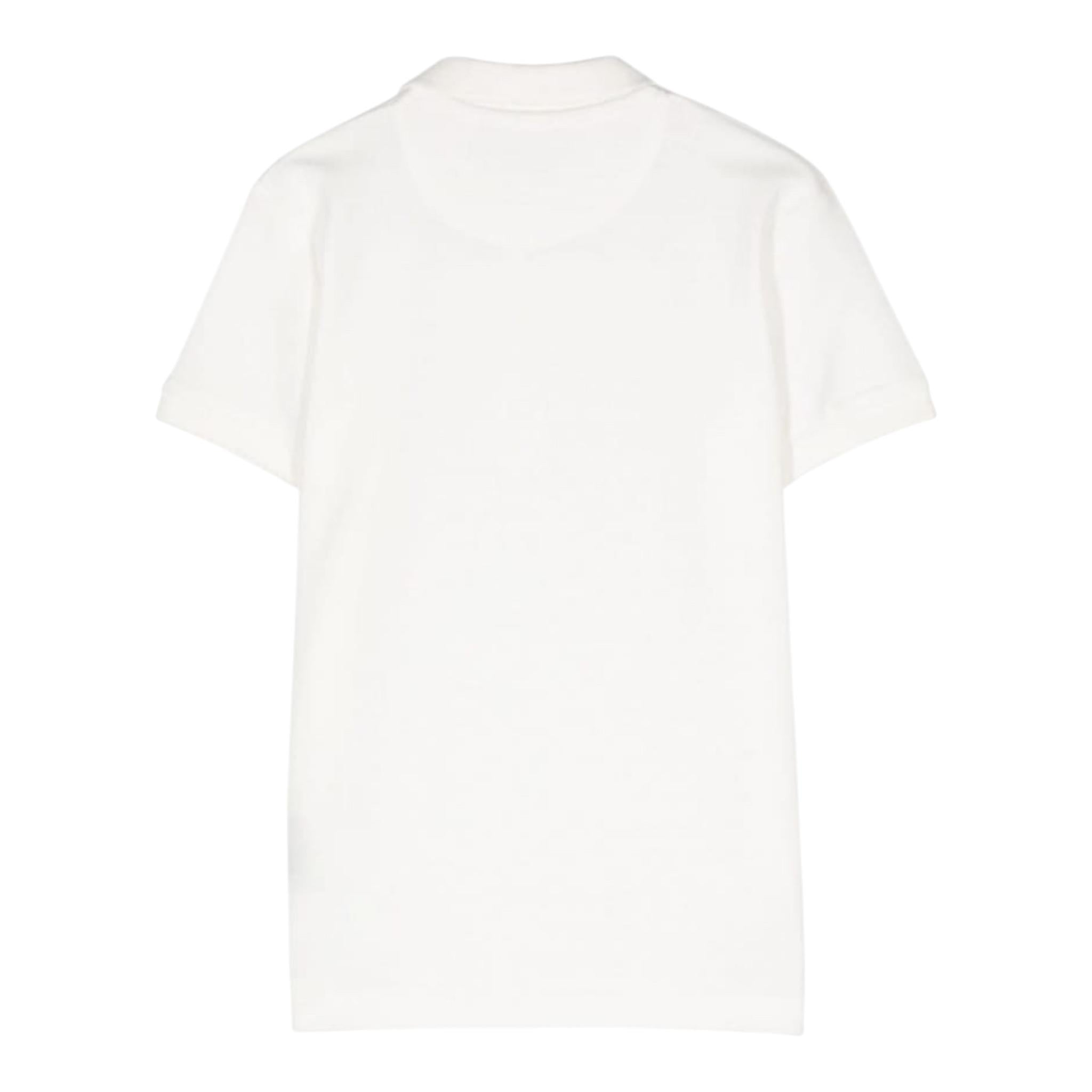 Trussardi Polo Mezza Manica Tinta Unita per Bambino TBP24009PO BIANCO TRUSSARDI 