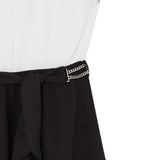 Liu Jo Abito Bicolore Giromanica per Bambina GA5060 BIANCO/NERO LIU JO 