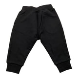 DSQUARED2 pantalone tuta tinta unita con logo Nero per Neonato DQ03FC NERO DSQUARED2 