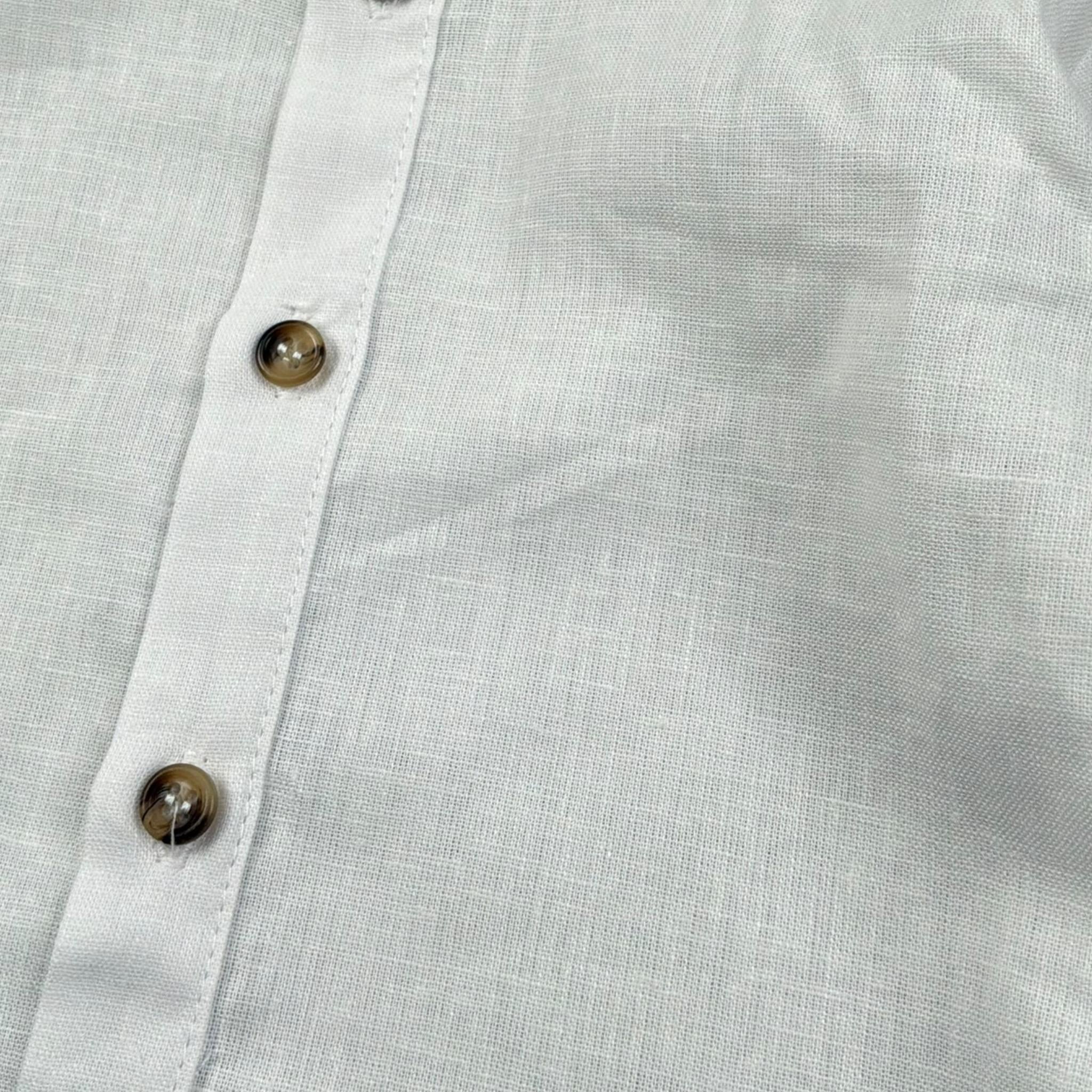 M+E' Camicia Manica Lunga tinta unita Collo Coreano Panna per Neonato UEM0507XN PANNA M+E' 