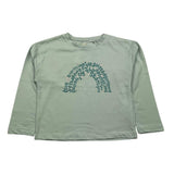 LOSAN shirt girocollo tinta unita con stampa Verde acqua per Neonata 51032941022015 VERDE ACQUA LOSAN 