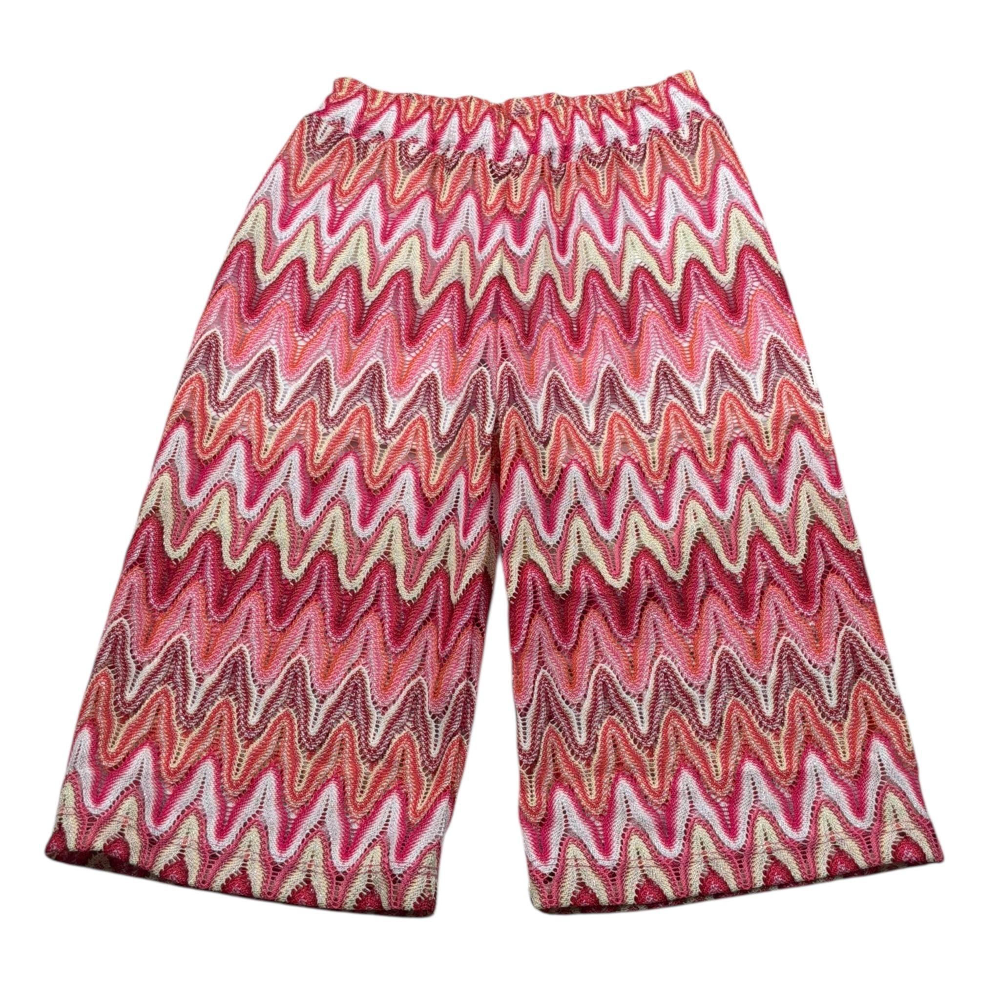 M+E' Pantalone Modello Palazzo per Bambina UE1750 MULTICOLOR M+E' 