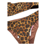 Saint Barth Costume 2 Pezzi Fascia-Slip per Bambina 00530L MARRONE SAINT BARTH 