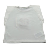 Abel & Lula T-Shirt Girocollo tinta unita con Stampa Panna per Bambina 5140 PANNA ABEL & LULA 