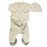 PETIT completo 2 pezzi shirt-ghettina-cappello Panna per Neonato S7416367 PANNA PETIT 