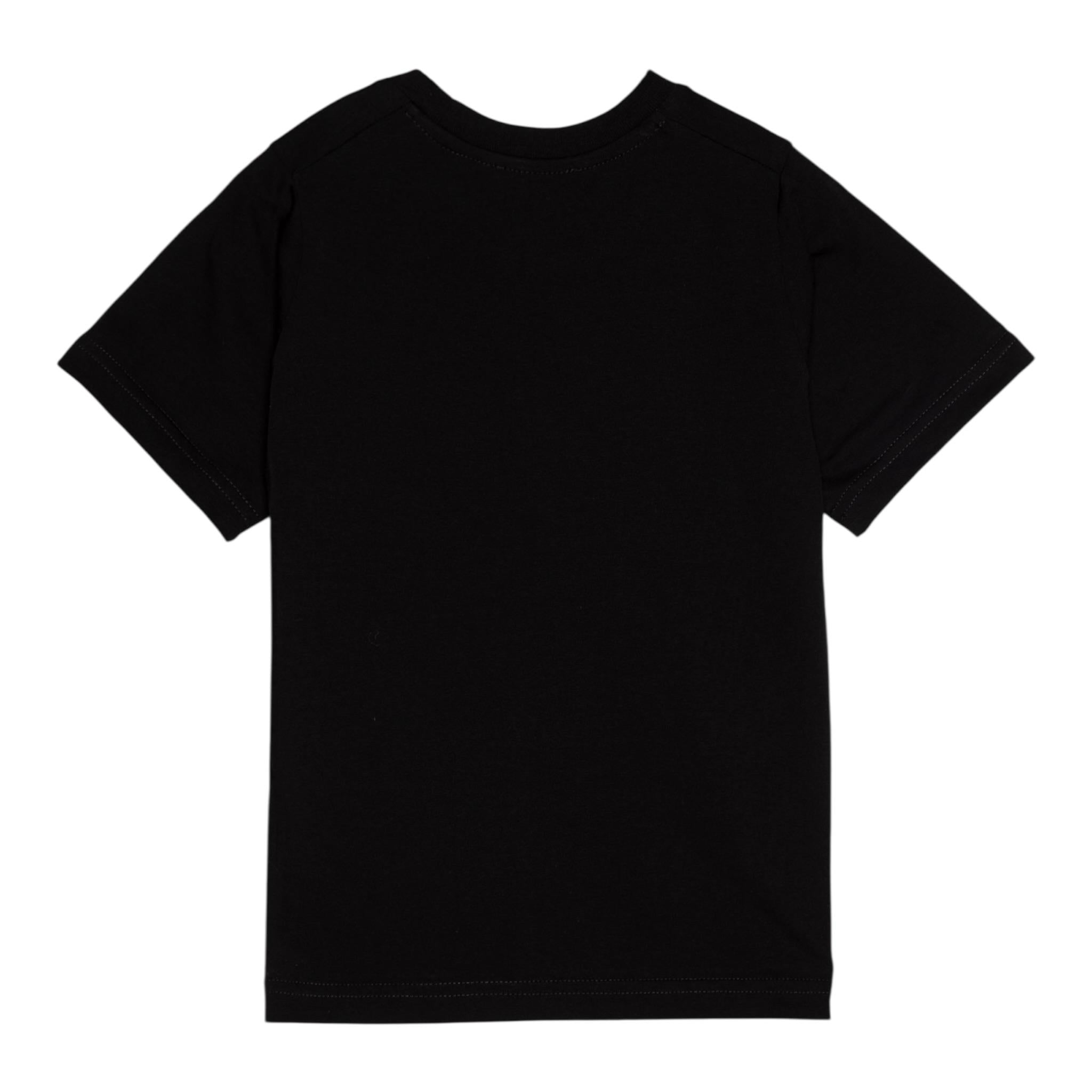 Dsquared2 T-Shirt Girocollo tinta unita con Stampa Nero per Neonato DQ2968X NERO DSQUARED2 